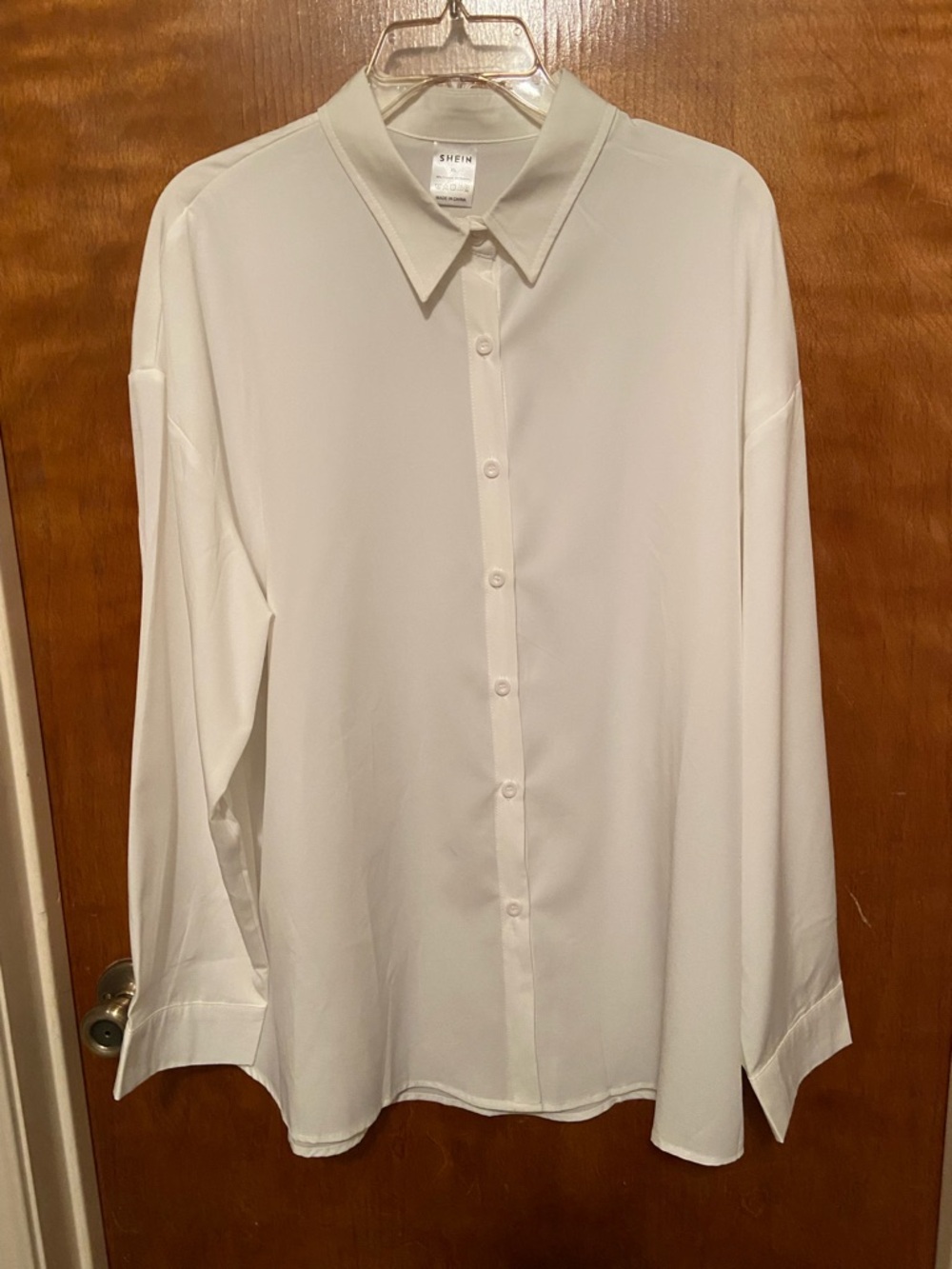 NWOT SHEIN White Button Down Shirt